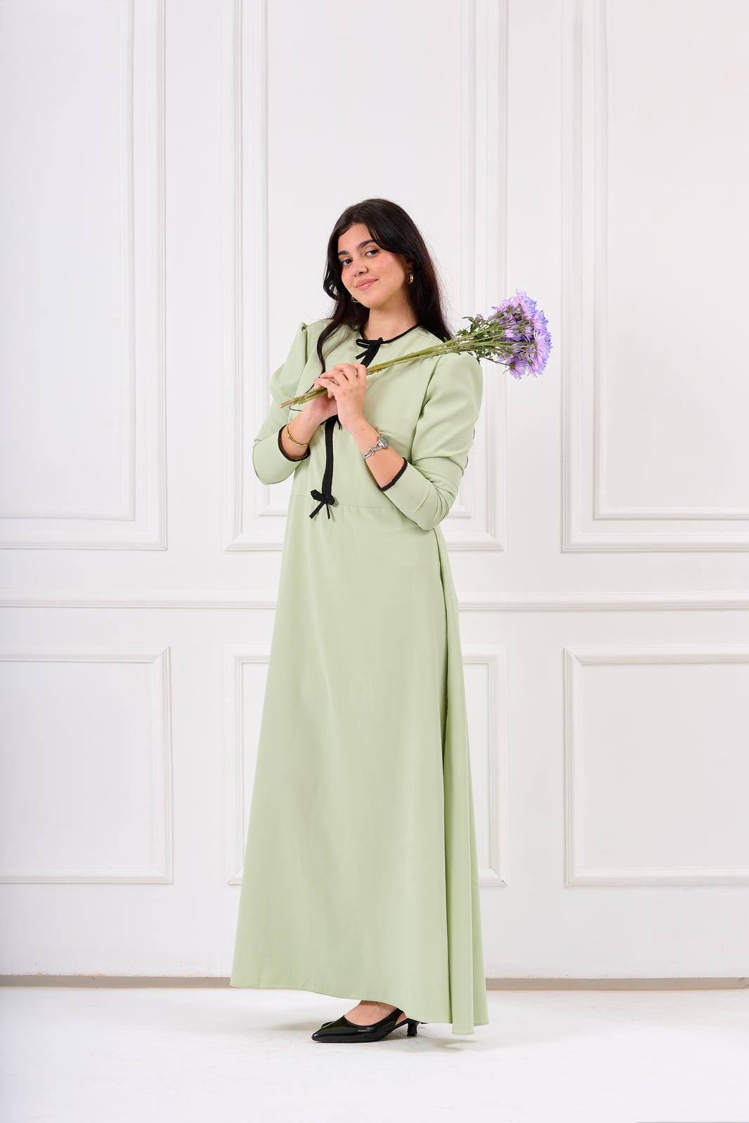 pistachio dress